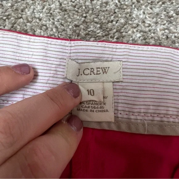 J Crew Hot Pink Side Button Sailor Chino Shorts 10 - Picture 6 of 7